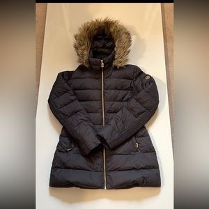 Michael kors down feather jacket black medium